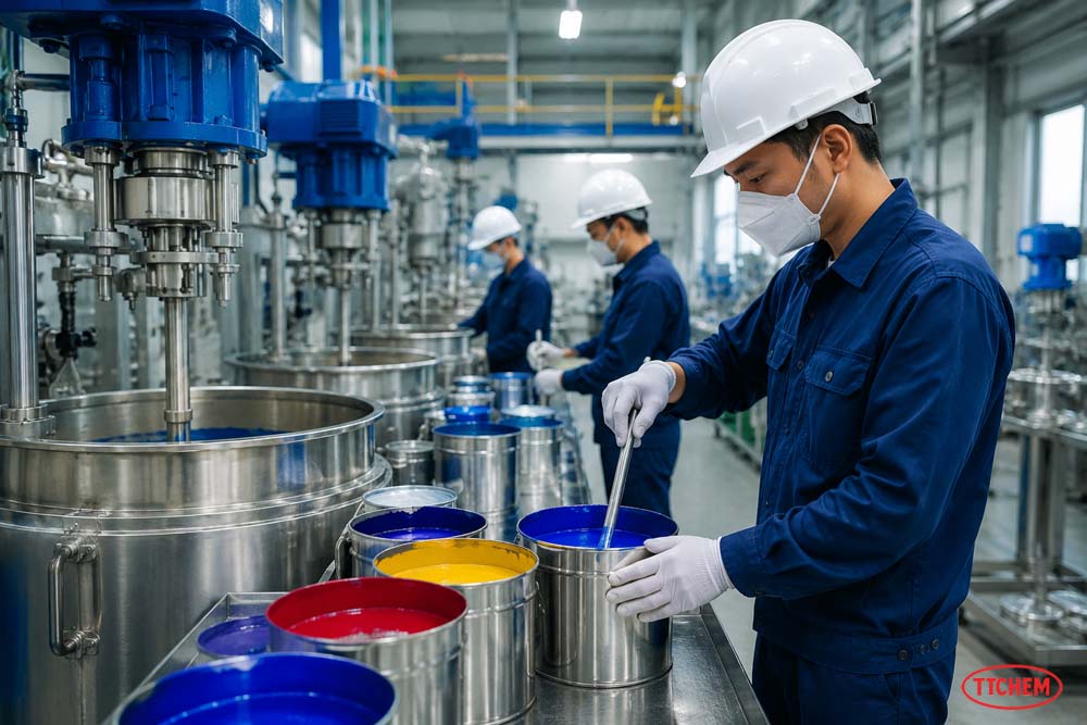 Bột Màu Pigment – Giải Pháp Tạo Màu Bền Đẹp Cho Ngành Sơn, Nhựa Và Mực In