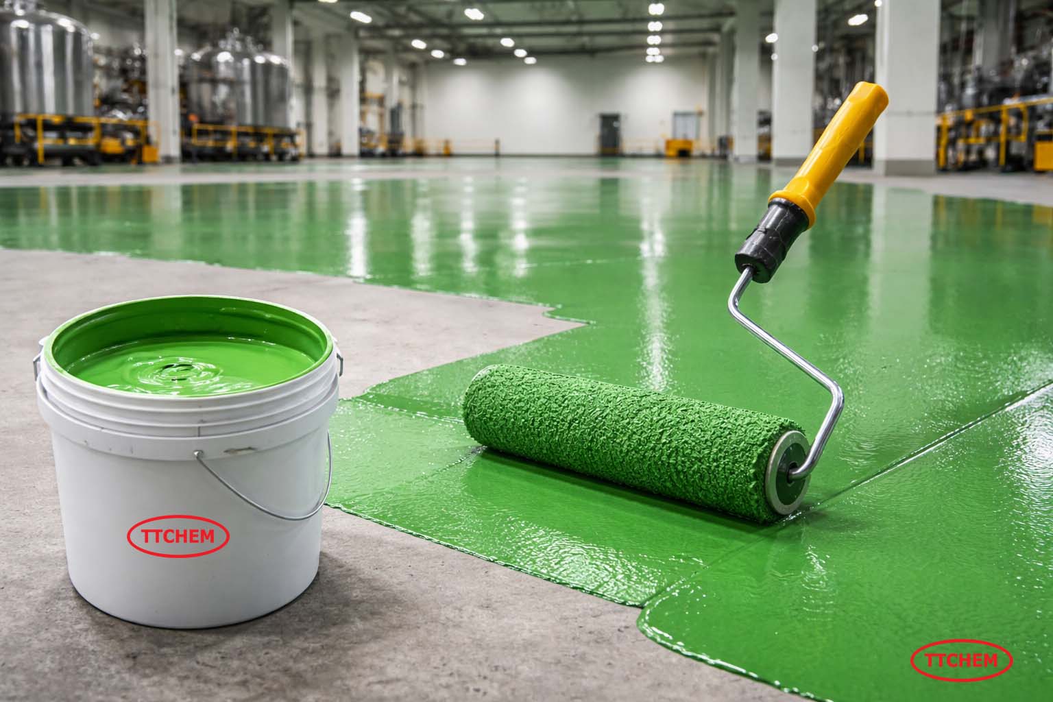 Ứng Dụng Nhựa Vô Cơ HD3700 Trong Sơn Sàn Gốc Nước Hiện Đại